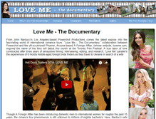 Tablet Screenshot of lovemedocumentary.com